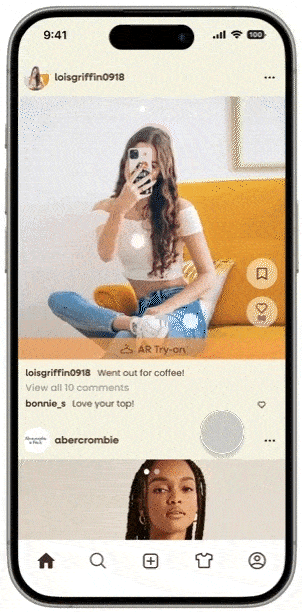 Linen Solution 4 - AR Try-on and In-app Shopping