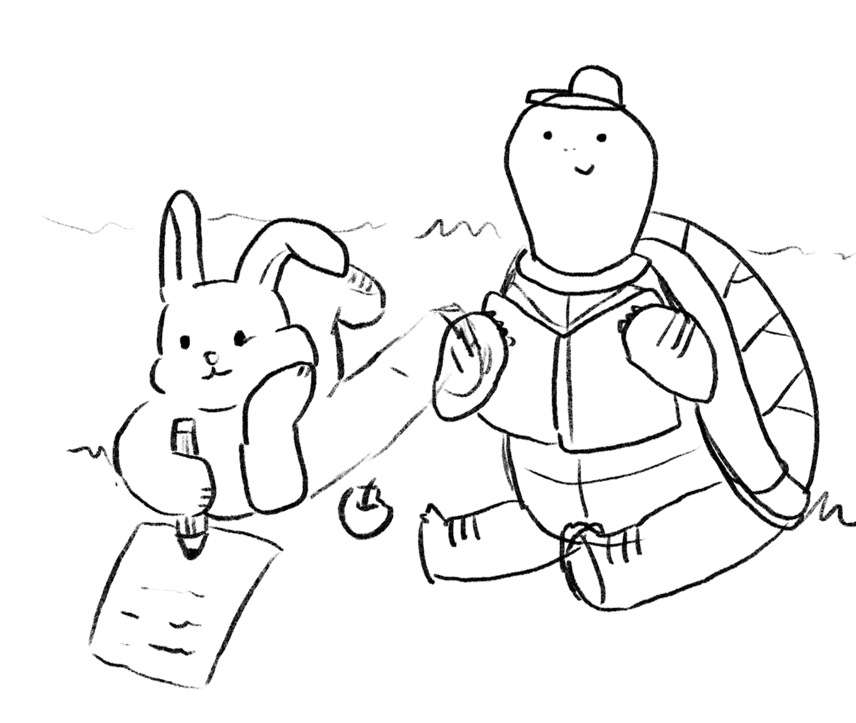 Study Buddies character sketch