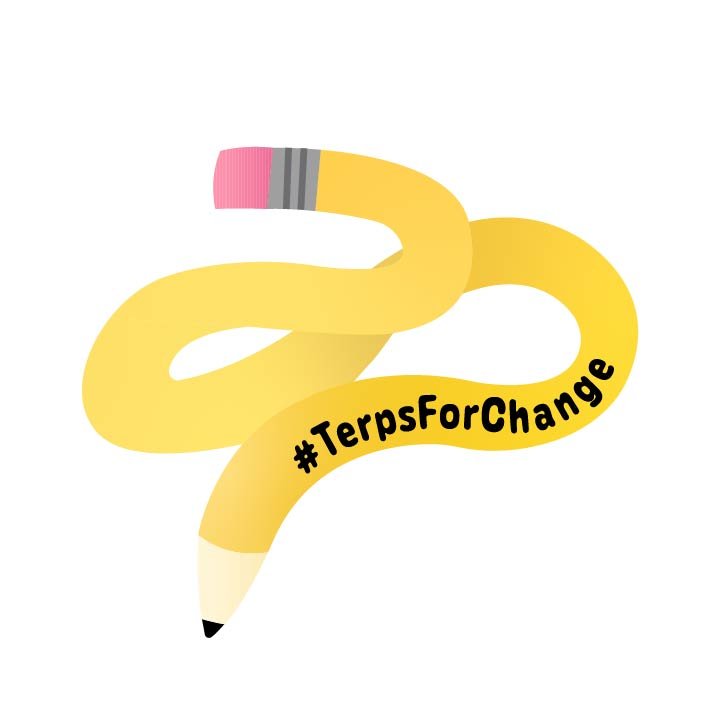 Terps for Change — Education sticker